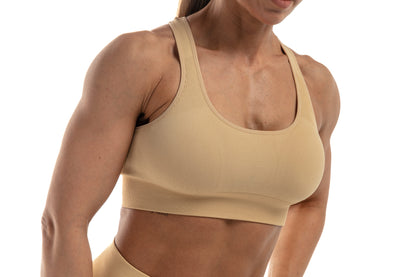 SCULPFIT GYM BRA (BEIGE)