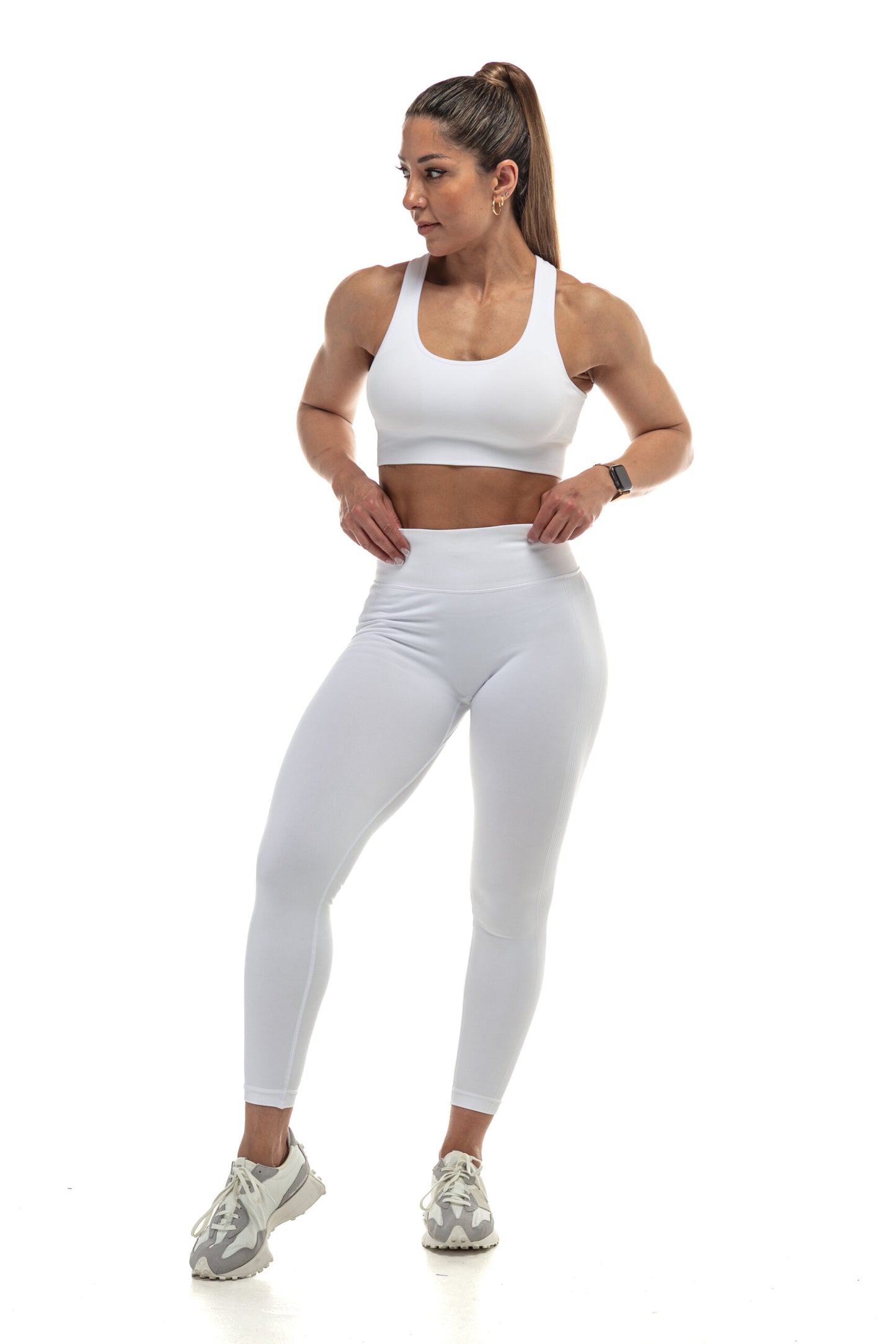 SCULPFIT GYM BRA (WHITE)