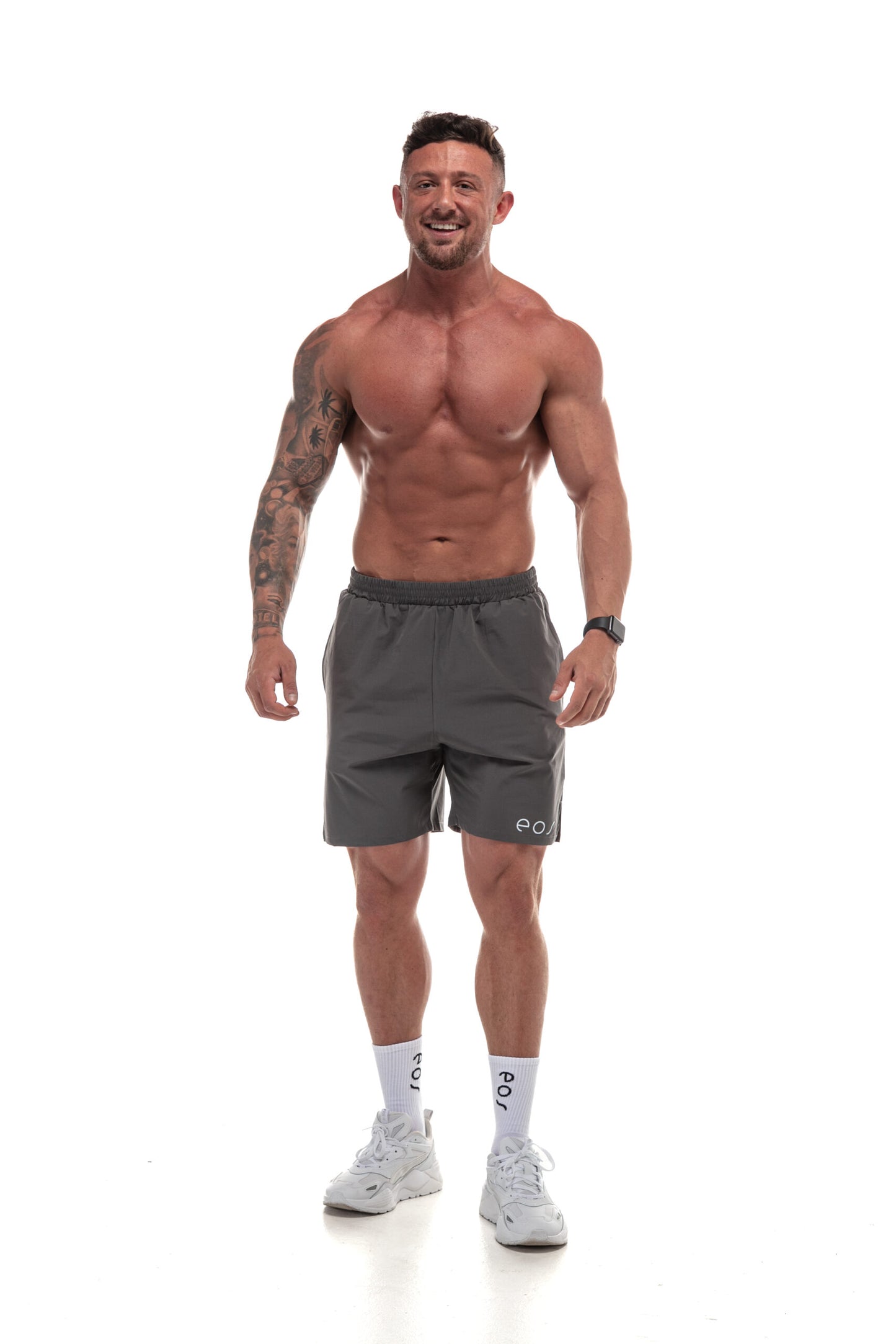 COREFIT ATHLETIC SHORTS (GREY)