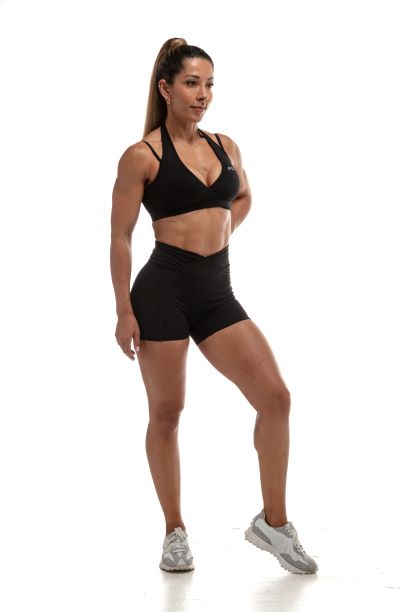 ELEVATE HALTER SPORTS BRA (BLACK)