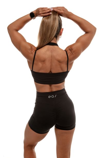 ELEVATE HALTER SPORTS BRA (BLACK)