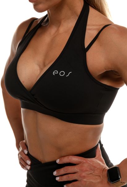 ELEVATE HALTER SPORTS BRA (BLACK)